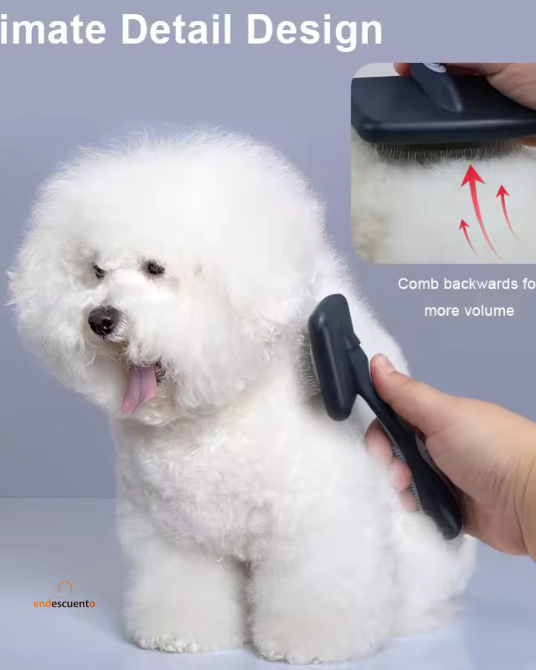 Cepillo Masajeador Para Mascotas